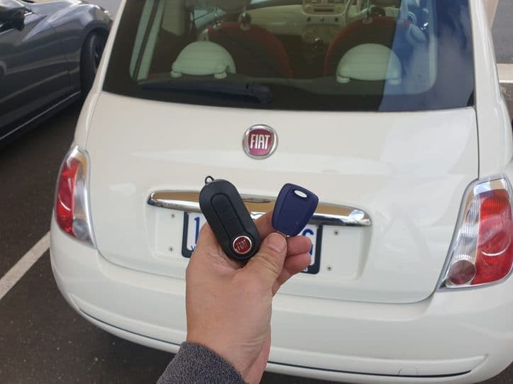 fiat 500 2014 remote key image