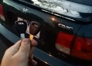 honda civic 1997 key only image