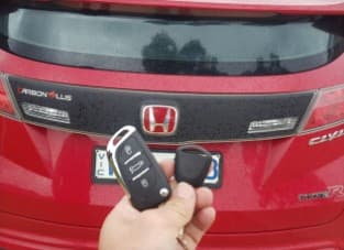 honda civic type r 2008 remote key image