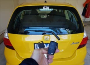 honda jazz 2009 remote key image