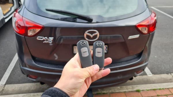 mazda cx5 smart key image