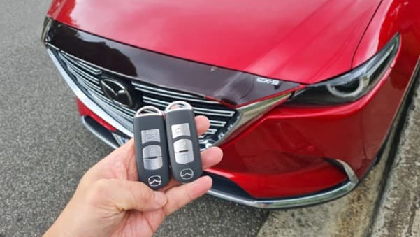 mazda CX9 smart key image