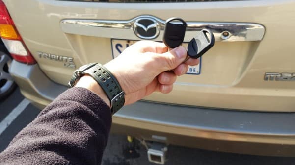 mazda tribute key only image