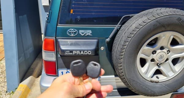 toyota prado 1999 key only image