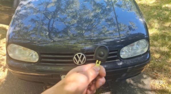vw golf 2001 key only image